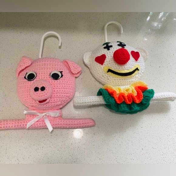 Vintage Handmade kids clothes hanger. - Picture 1 of 6